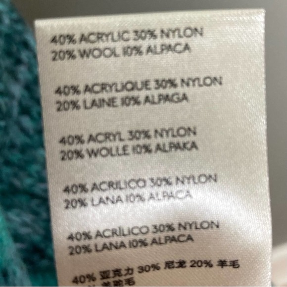 NWT Free People Cowl Neck Sweater Waterfall Combo Extra Small - Picture 9 of 10